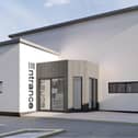 The new building that will, if approved, re-house the Royal Preston's existing Day-of-Surgery Admissions unit (image:  Gilling Dod Architects, via Preston City Council planning portal)