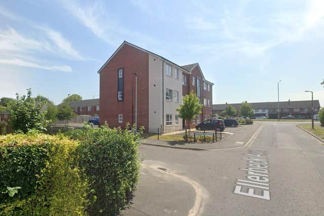 A suspected burglar was arrested after a man was seen trying to gain entry into a block of flats in Westerdale Close, Ribbleton (Credit: Google)