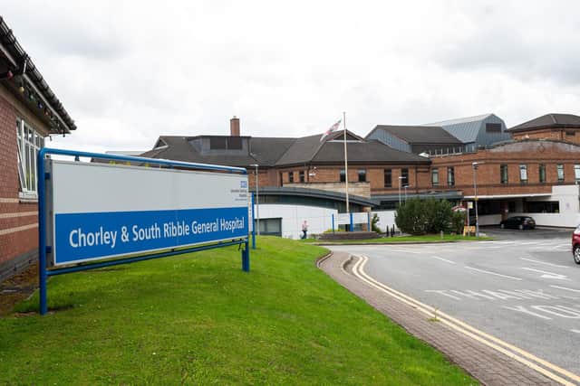 A couple of Chorley Hospital services have fallen to the 'requires improvement' rating