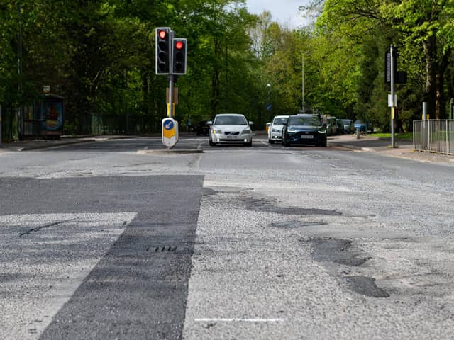 Potholes have been fixed on the junction of Belvedere Road and Ormerod Road in Burnley. Photo: Kelvin Lister-Stuttard