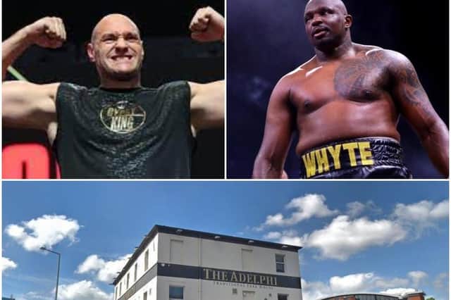 Tyson Fury is set to defend the WBC heavyweight title against Dillian Whyte, with coverage being shown in numerous pubs across Preston, including The Adelphi.