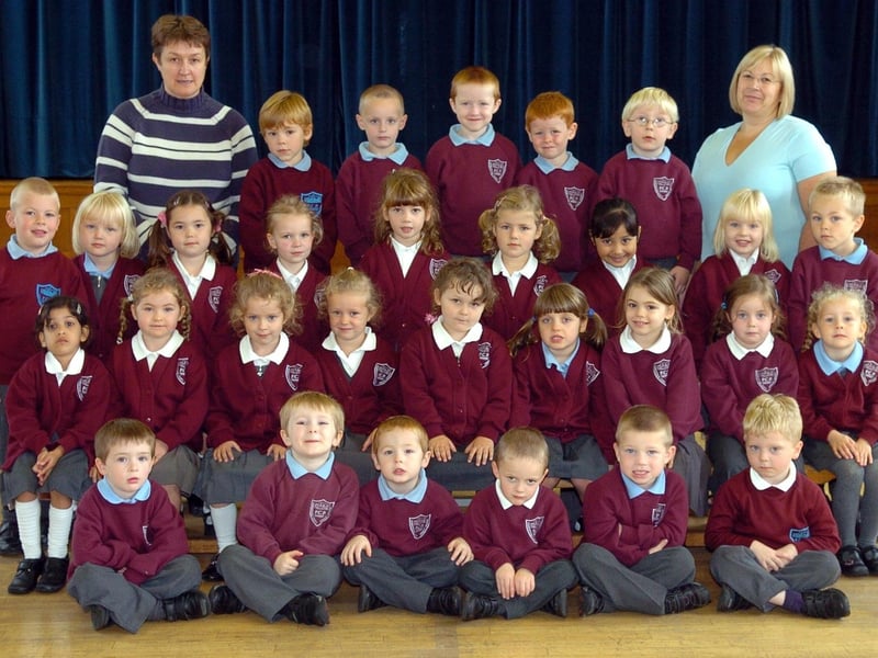 Penwortham Primary School's reception class in 2006