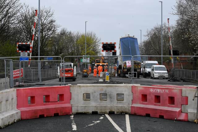 Strand Road in Preston is due to open following the improvements to the rail line across the road