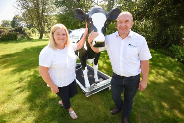 Hoofcount are a family business based in Barnacre. Pictured  are Jane Marsh and Anthony Marsh.