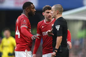 Yann Songo'o and Callum Jones both had goalscoring opportunities in Morecambe's loss to Crewe Alexandra Picture: Bryn Lennon/Getty Images
