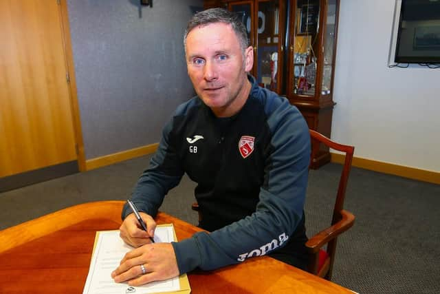 Ged Brannan took over as Morecambe boss at the end of November Picture: Morecambe FC