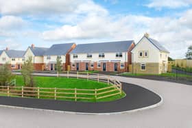 BM - A typical Barratt Homes street scene in Lancashire