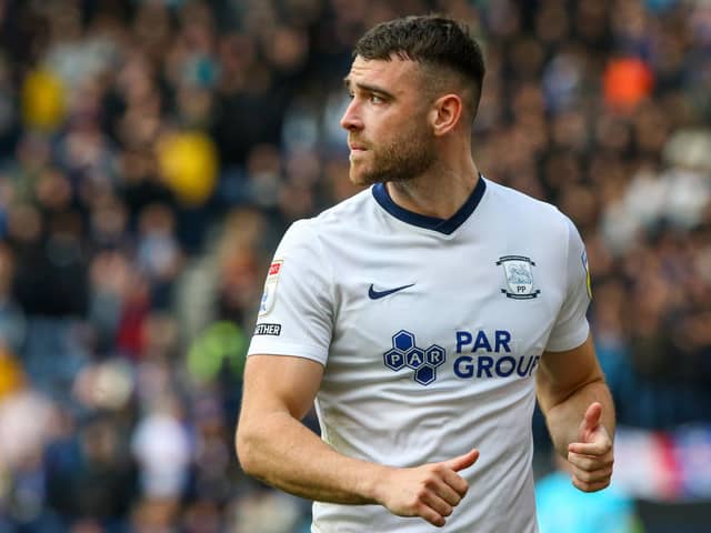 Preston North End's Ben Whiteman in action