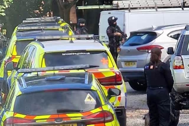 Armed police at the scene (Credit: Sunny Yip)