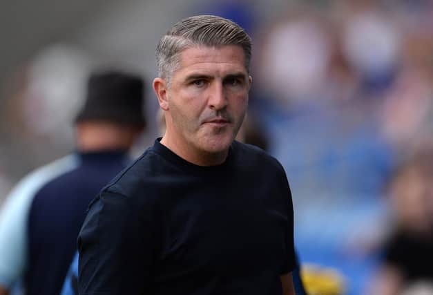 Preston North End manager Ryan Lowe at Cardiff on Saturday.