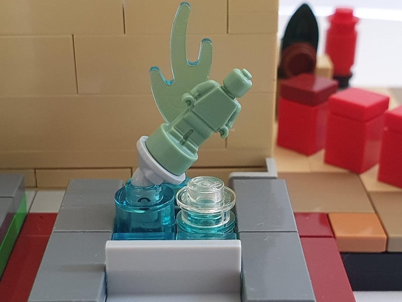 Mark said: “The one I'm most happy with is actually the smallest model, the splash statue of Tom Finney. There’s, only a few pieces but I think it does a really good representation of it."