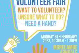 Go along to the volunteering fair and see what volunteering involves