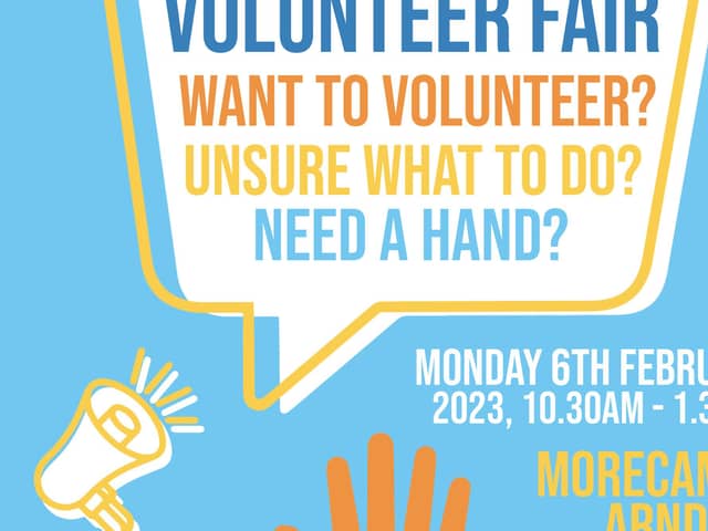 Go along to the volunteering fair and see what volunteering involves
