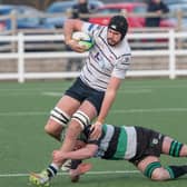Ellis Causey in action against Preston Grasshoppers (photo: Mike Craig)