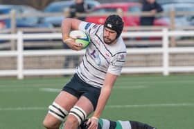 Ellis Causey in action against Preston Grasshoppers (photo: Mike Craig)