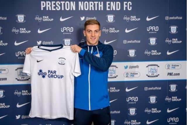Preston North End made Manchester City forward Liam Delap their second loan signing of the January transfer window