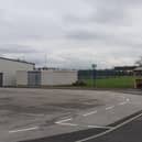 The existing minibus car park and drop-off point which the youngest pupils at Sir Tom Finney High use as a playground (image via Preston City Council planing portal)
