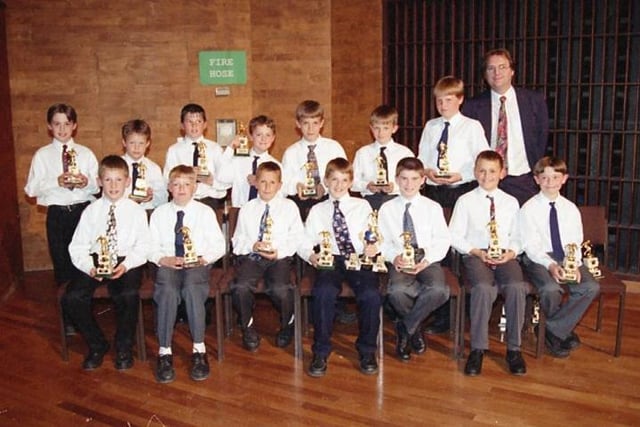 Garstang Juniors U11s team were the stage three winners in the Central Lancashire Junior Football League's annual presentation awards