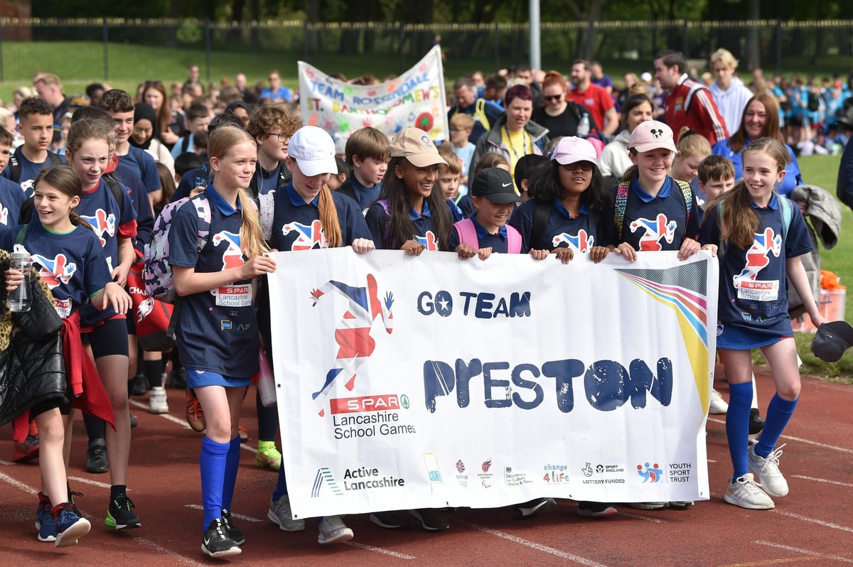 Preston schools compete at SPAR Lancashire School Games Finale as event returns after three-year hiatus