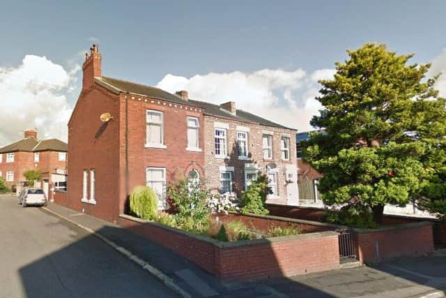 The corner property, on Bow Lane, which has been earmarked for a bedsit (image: Google)