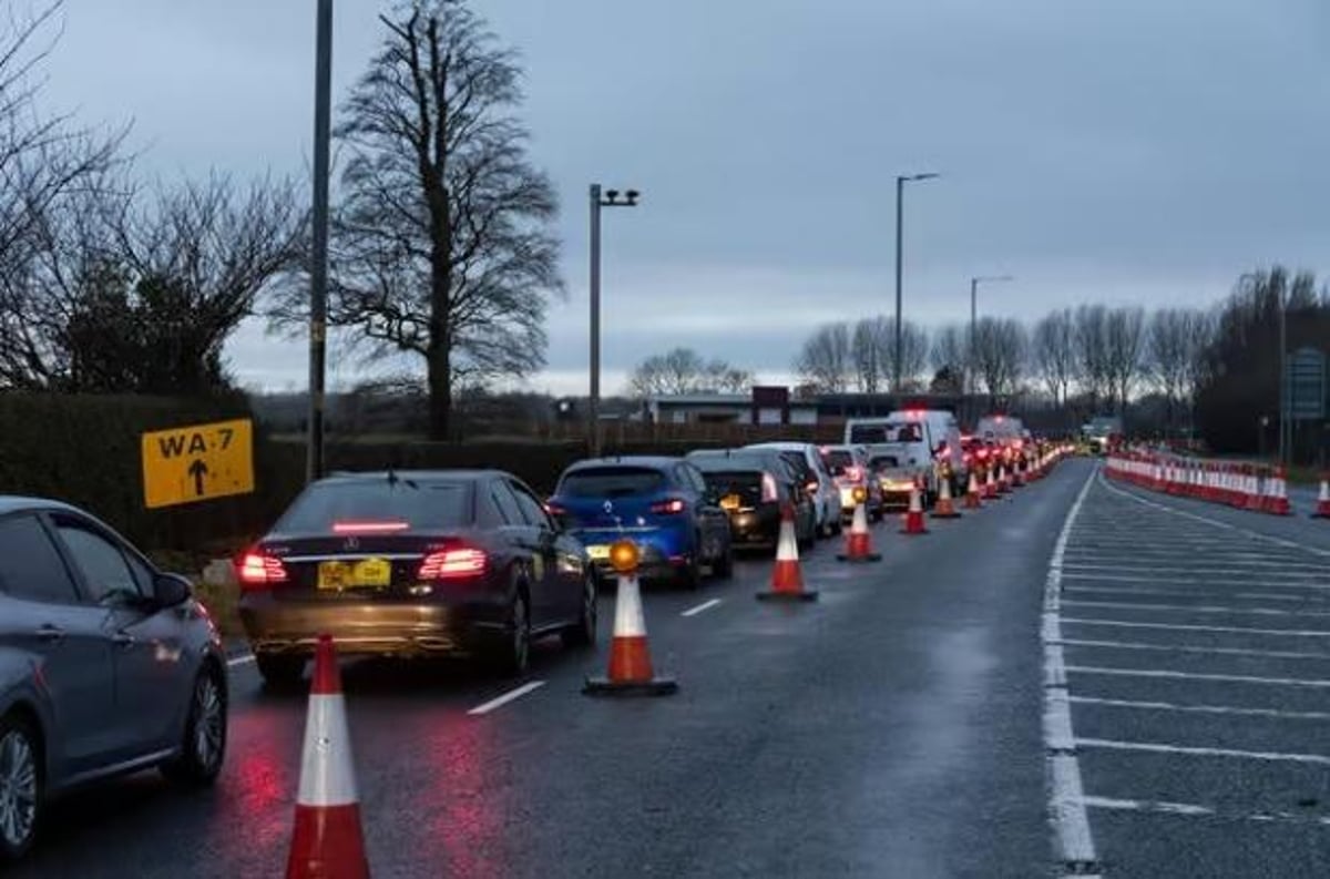 Anguish of four-year-olds stuck on school bus in Preston roadworks chaos