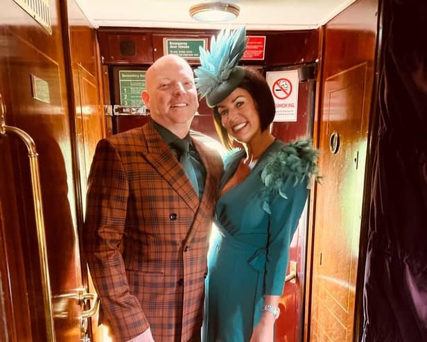 Putting on the style ... Carl and Victoria Janeczko