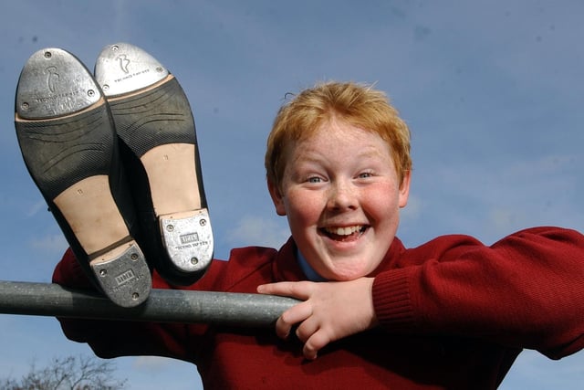 Charlie Bolton, 12, who is appearing in a BBC film as Eric Morecambe