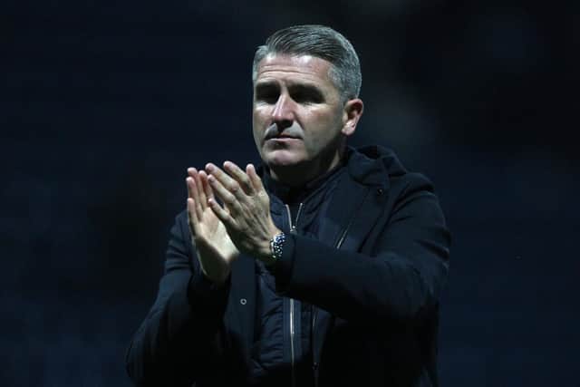 Preston North End manager Ryan Lowe after the defeat to Blackburn