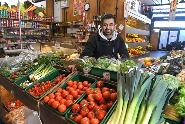 Photo Neil Cross; The character at Preston Market Hall that is celebrating its 5th anniversary