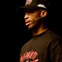 Kofi Josephs speaking at Westholme School.