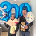 Helen and Dan, the 200th residents to move into Moorfield Park.