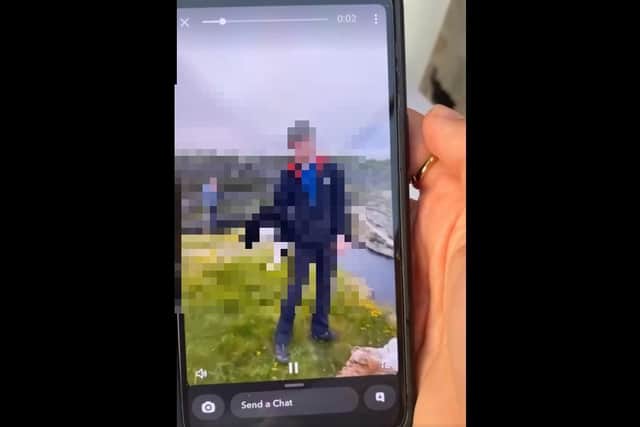 A video of a male throwing a cat off a cliff in Carnforth has been circulated on social media.