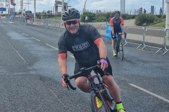 Paul Harvey, paramedic, was thrown off his bike and nearly died