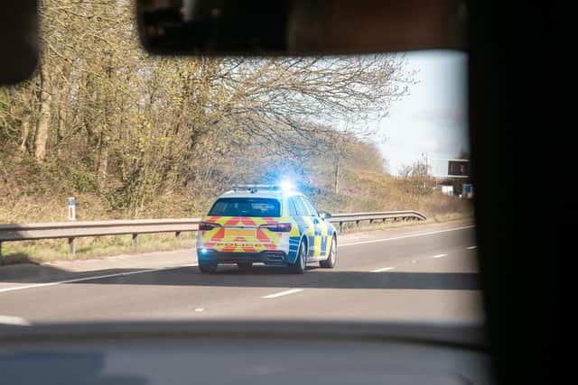 Police are dealing with an ongoing incident on the M6 which has blocked the motorway between Preston and Lancaster
