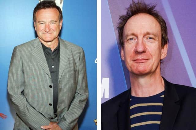 Left: late actor Robin Williams. Right: Blackpool born actor David Thewlis. Images: Getty