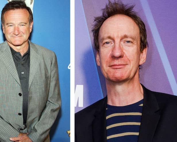 Left: late actor Robin Williams. Right: Blackpool born actor David Thewlis. Images: Getty