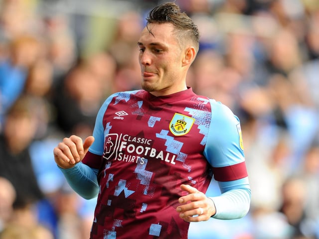 Burnley's Connor Roberts during the game
Skybet Championship - Cardiff City v Burnley - Saturday 1st October 2022 - Cardiff City Stadium - Cardiff
