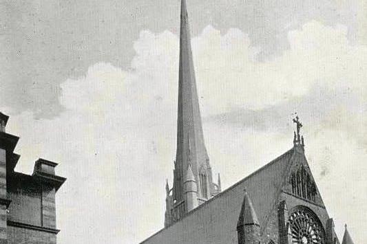 St. Walburge's Church, Preston. Taken from Weston Street