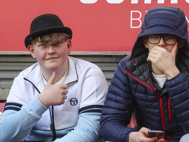 PNE fans at Middlesbrough