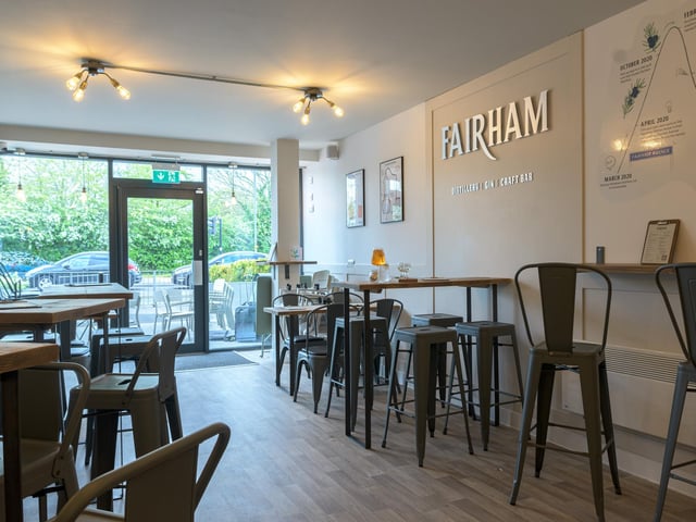 Inside the Penwortham bar.