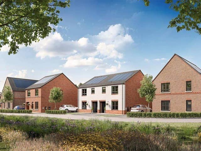 Millstream Meadows street scene. Photo Taylor Wimpey