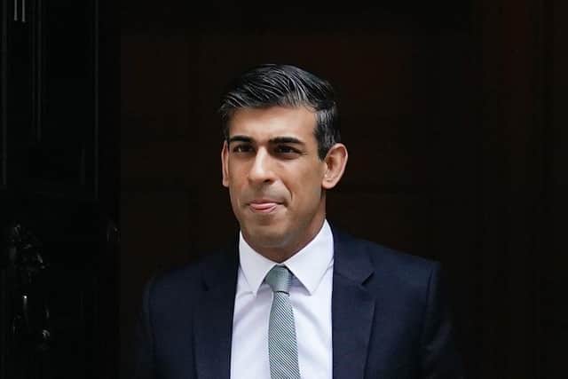 Chancellor of the Exchequer Rishi Sunak leaves 11 Downing Street as he heads to the House of Commons, London