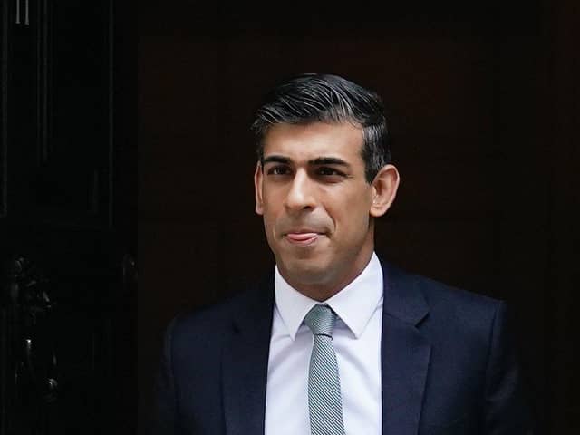 Chancellor of the Exchequer Rishi Sunak leaves 11 Downing Street as he heads to the House of Commons, London