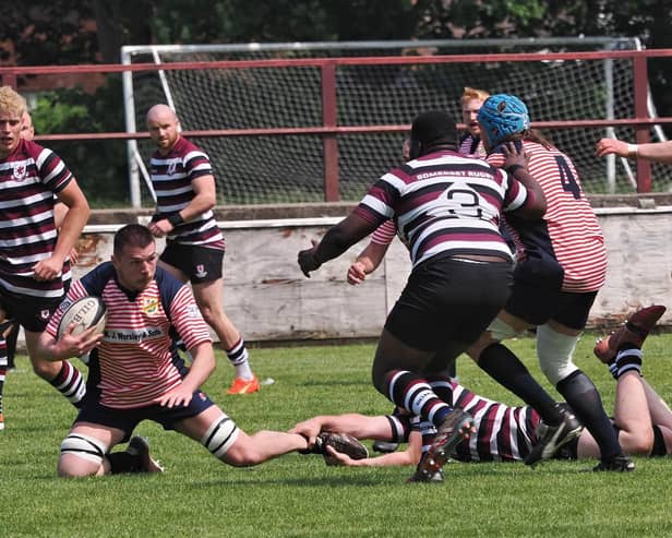 Match action from Lancaster's win over Somerset (photo: Chris Farrow)