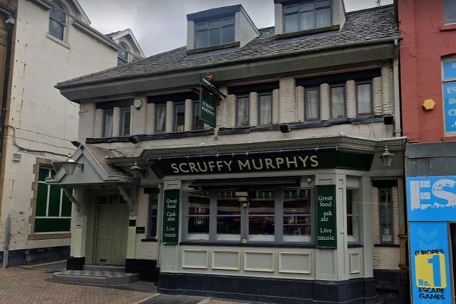 Scruffy Murphys - Corporation Street, Blackpool. Google rating 4.3 out of 5 from 996 reviews.