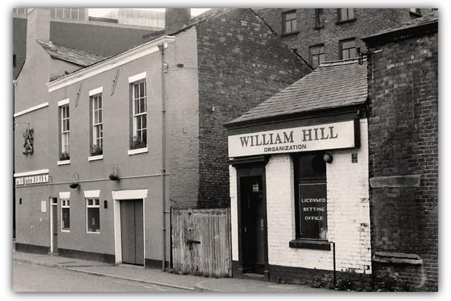 William Hill betting office, Tithebarn Street, Preston, in the 1970s. Photograph taken by Terry Martin courtesy of Nicola Martin