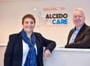 Jo and Andy Boardman of Alcedo Care Group which has seen its turnover hit £15m