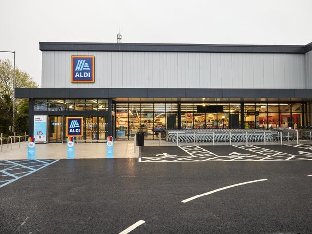 A view of the new store.