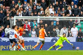 Preston North End's Tom Cannon scores his side's third goal