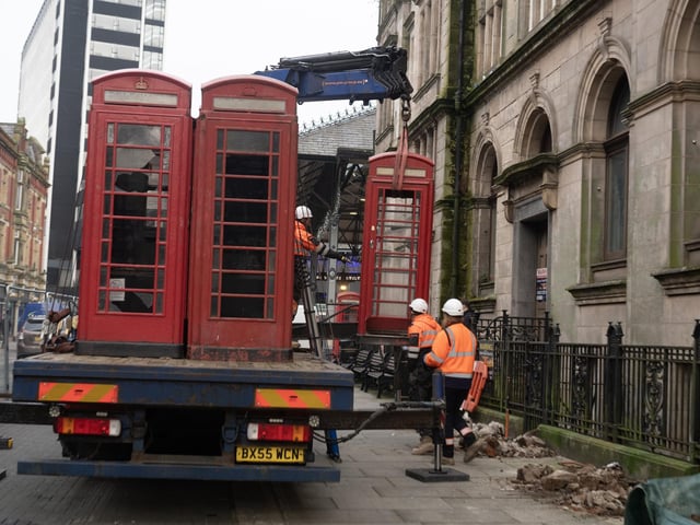 The phone boxes have been badly vandalised down the years
